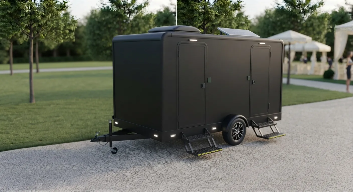 2 Stall Restroom Trailer in Lancaster, CA