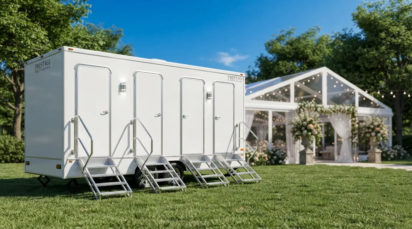 4 Stall Restroom Trailer in Lancaster, CA