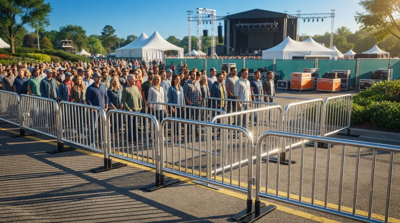Crowd Control Barrier Rental in Lancaster, CA