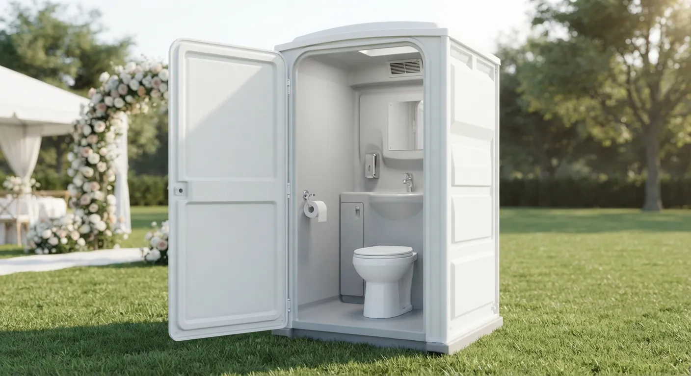 Deluxe Flushable Porta Potty in Lancaster, CA