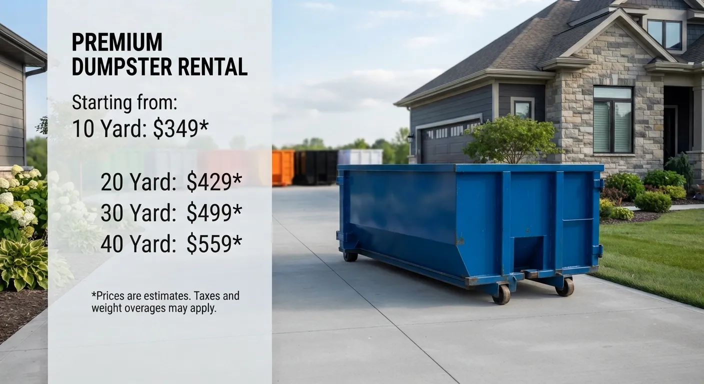 Dumpster Rental Cost in Lancaster, CA