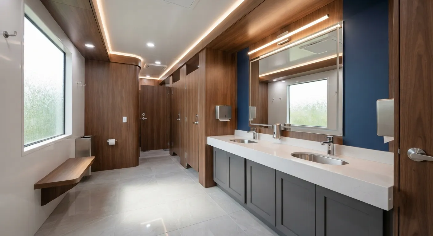 Luxury Restroom Trailer in Lancaster, CA